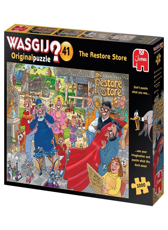 Wasgij Jumbo, Wasgij, Original 41 - The Restore Store, Unique Collectable Jigsaw Puzzle for Adults, 1,000 Piece - Image 2